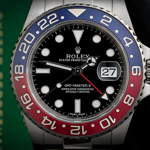 Rolex GMT-Master II 116719BLRO 40mm White gold Black 5