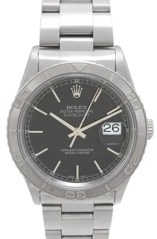 Rolex Datejust Turn-O-Graph 16264 36mm Stainless steel Black