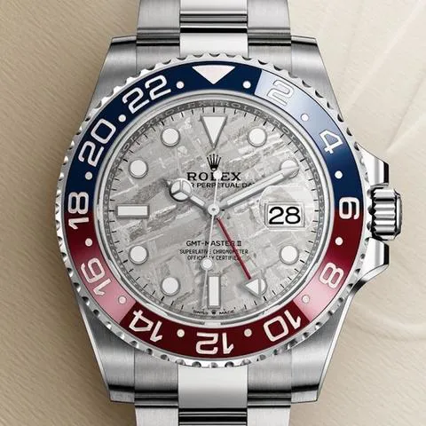 Rolex GMT-Master II 126719BLRO 40mm White gold Gray