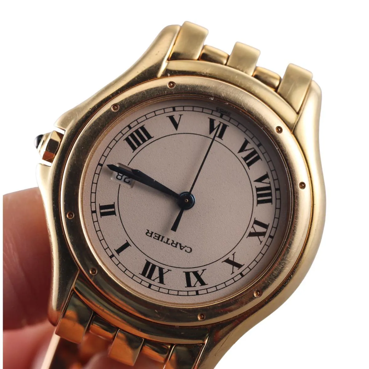 Cartier Cougar 887904 32mm Yellow gold 4