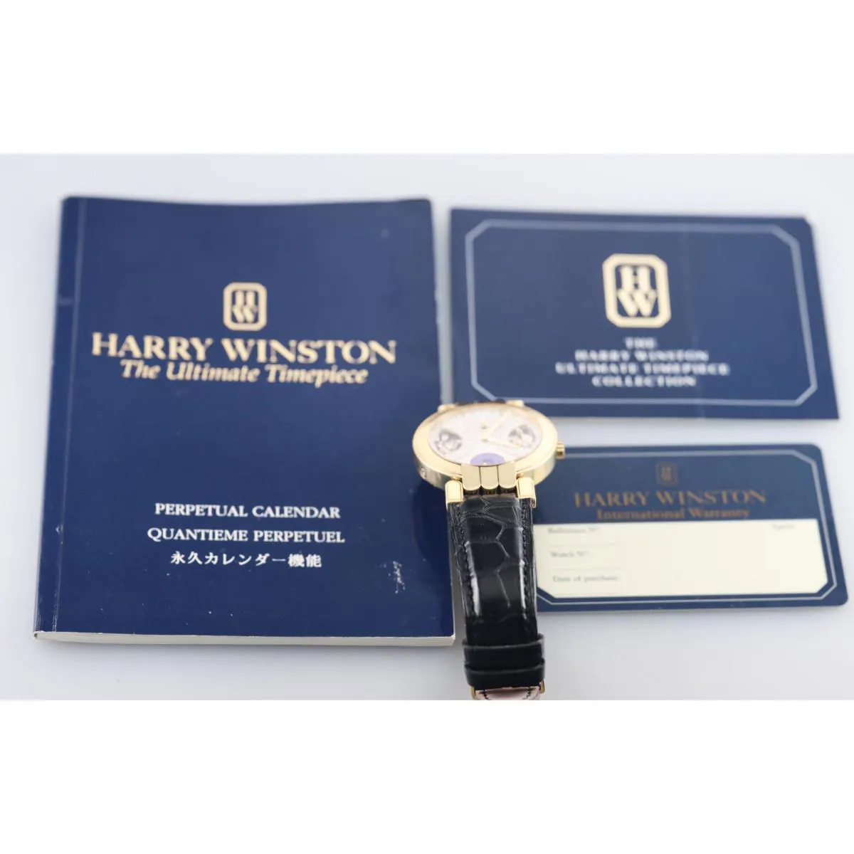 Harry Winston Perpetual Calendar 1989 37mm Yellow gold 6