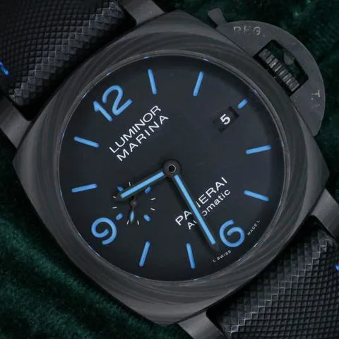 Panerai Luminor GMT Automatic PAM 01661 44mm Carbon fiber Black