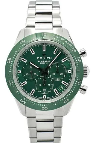 Zenith Chronomaster Sport 03.3107.3600/56.M3100 41mm Stainless steel Green