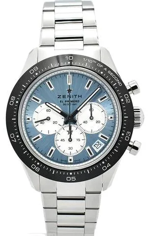 Zenith Chronomaster Sport 03.3106.3600/55.M3100 41mm Stainless steel Blue