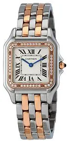 Cartier Panthère de Cartier W3PN0007 27mm Rose gold and Stainless steel Silver