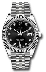 Rolex Datejust 41 126334-0012 41mm White gold and Oystersteel Black