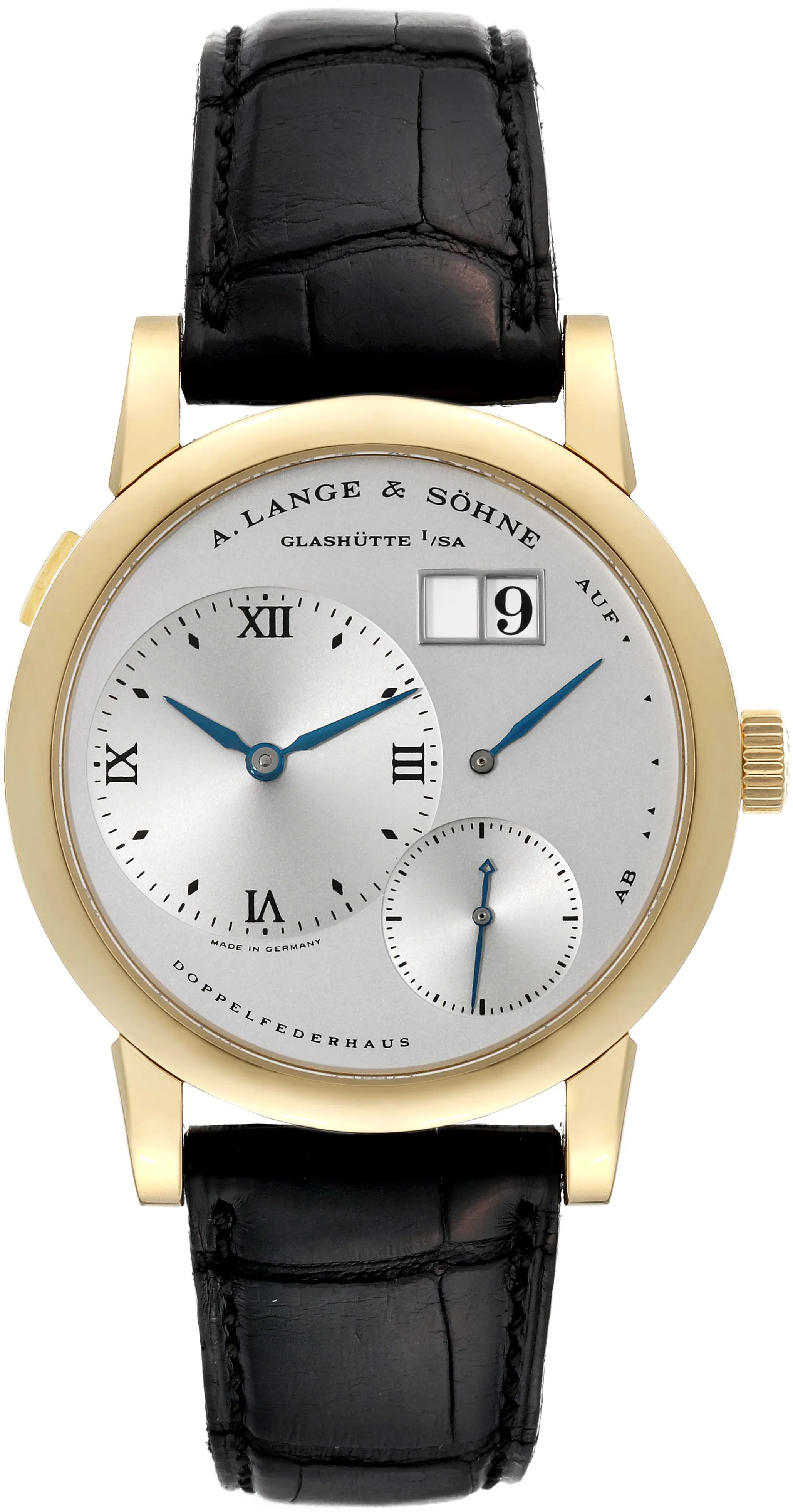 A. Lange & Söhne Lange 1 101.022 38.5mm Yellow gold Silver