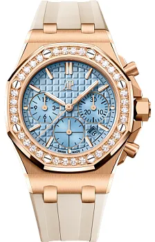 Audemars Piguet Royal Oak Offshore 26231OR.ZZ.A085CA.01 37mm Rose gold Light blue