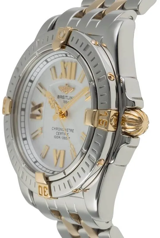 Breitling Galactic B71356 32mm Yellow gold and Stainless steel White 5