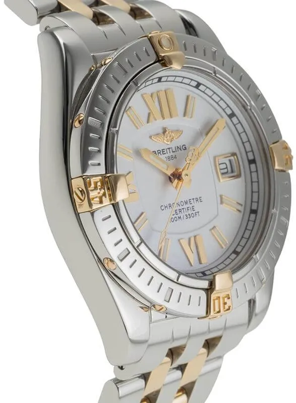 Breitling Galactic B71356 32mm Yellow gold and Stainless steel White 6