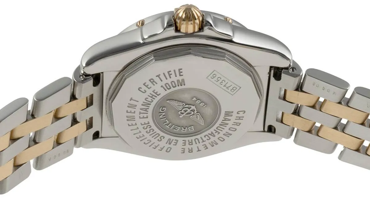 Breitling Galactic B71356 32mm Yellow gold and Stainless steel White 7