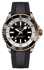 Breitling Superocean U17375211B1S1 42mm Stainless steel and Red gold Black