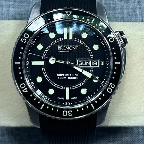 Bremont Supermarine S500/BK 43mm Stainless steel Black