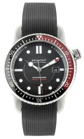 Bremont Supermarine S2000RED 45mm Stainless steel Black