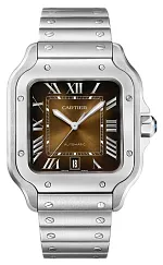 Cartier Santos de Cartier WSSA0064 40mm Stainless steel Brown