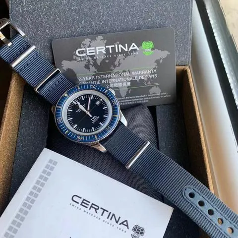 Certina Heritage Collection C036.407.18.040.00 43mm Stainless steel Blue 4