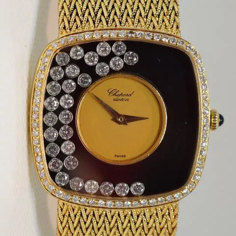 Chopard Happy Diamonds 4066 32mm Yellow gold Champagne