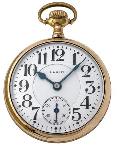 Elgin TIME 50mm Yellow gold White