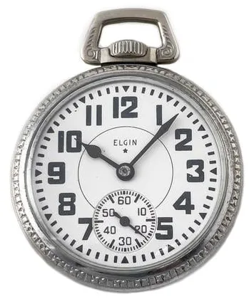 Elgin B.W 50mm Nickel White