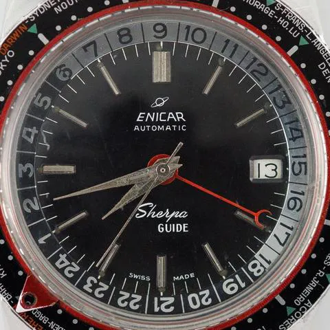 Enicar Sherpa 6-62 43mm Stainless steel Black 3