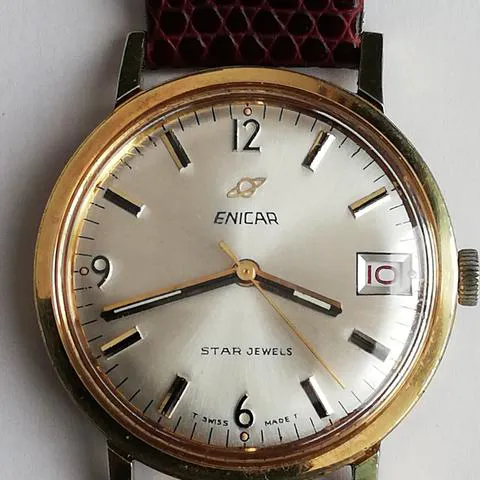 Enicar 34mm Gold-plated