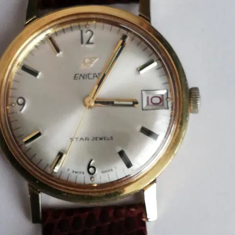 Enicar 34mm Gold-plated 4