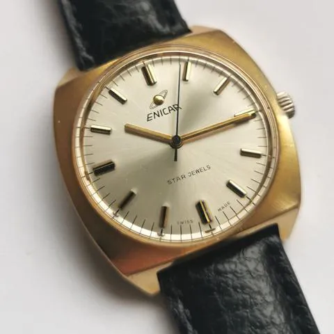 Enicar 38mm Yellow gold and Stainless steel Gold