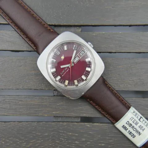 Enicar 147-01-21 38mm Stainless steel Bordeaux 7