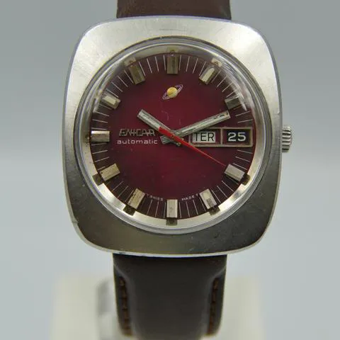 Enicar 147-01-21 38mm Stainless steel Bordeaux 10