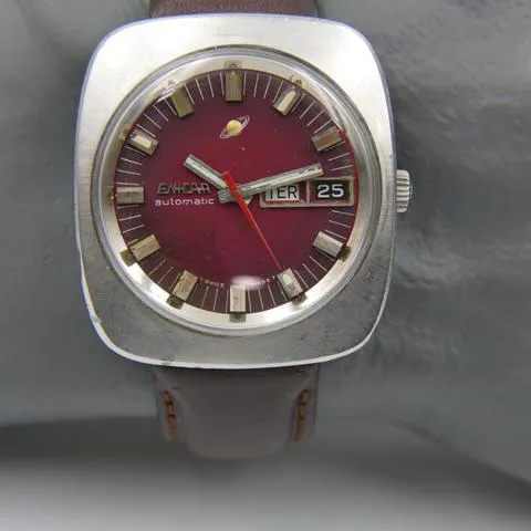 Enicar 147-01-21 38mm Stainless steel Bordeaux 2