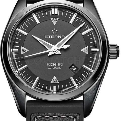 Eterna Adventure 1222.43.41.1302 42mm Stainless steel Black