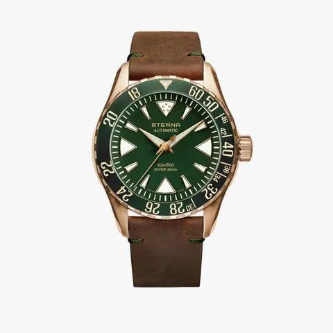 Eterna Kontiki 1291.78.51.1430 44mm Bronze Green