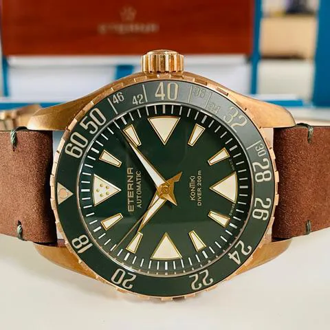 Eterna Kontiki 1291.78.51.1430 44mm Bronze Green