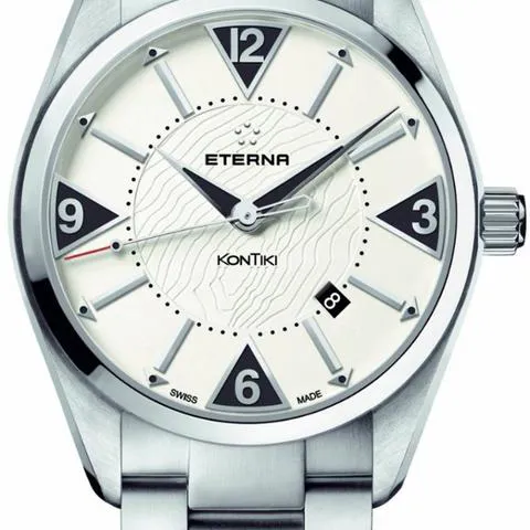 Eterna Kontiki 1220.41.66.0268 42mm Stainless steel White