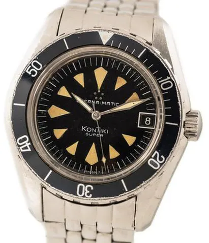 Eterna Super Kontiki 40mm Stainless steel Black