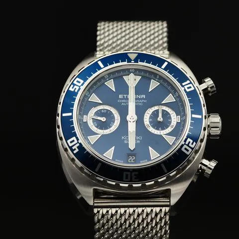 Eterna Super Kontiki 7770.41.89 45mm Stainless steel Blue 9