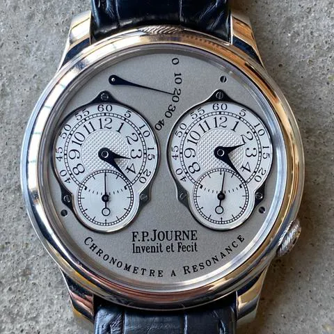 F.P. Journe Chronomètre à Résonance 40mm Platinum Silver 4