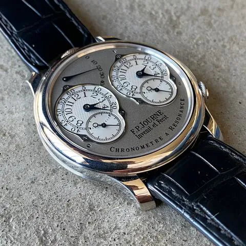 F.P. Journe Chronomètre à Résonance 40mm Platinum Silver 8