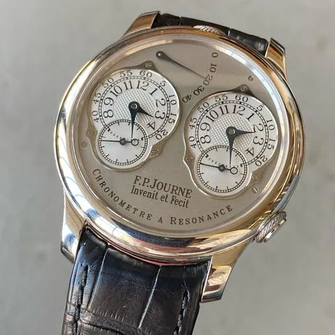 F.P. Journe Chronomètre à Résonance 40mm Platinum Silver 10