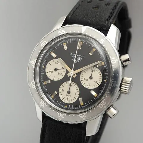 Heuer 2446C 40mm Stainless steel