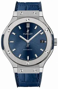 Hublot Classic Fusion Blue 565.NX.7170.LR 38mm Titanium Blue