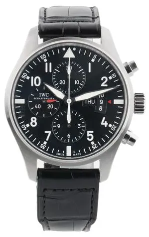 IWC Pilot IW377701 43mm Stainless steel Black