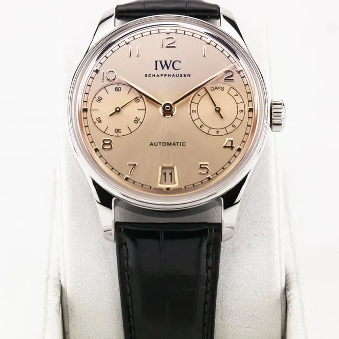 IWC Portugieser Automatic IW501705 42.5mm Stainless steel Beige