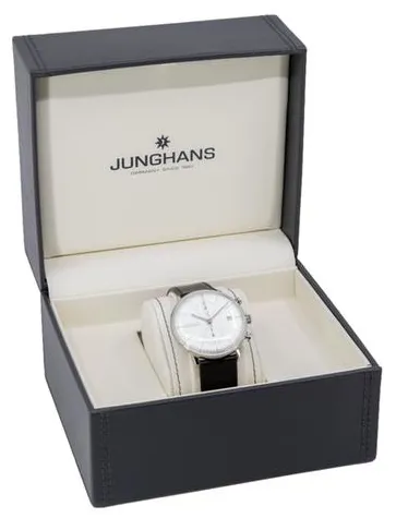 Junghans max bill Chronoscope 027/4600.02 40mm Stainless steel White 6