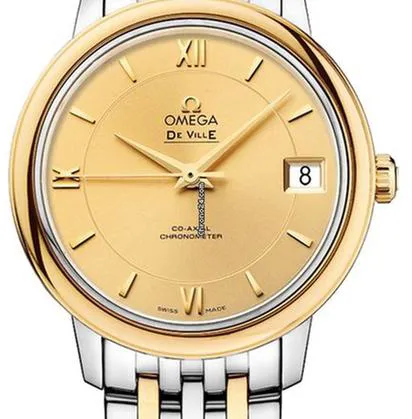 Omega De Ville 424.20.33.20.08.001 32.5mm Yellow gold and Stainless steel Yellow