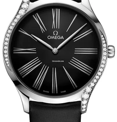 Omega De Ville 428.17.39.60.01.001 39mm Stainless steel Black