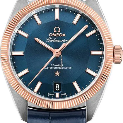 Omega Globemaster 130.23.39.21.03.001 39mm Stainless steel Blue