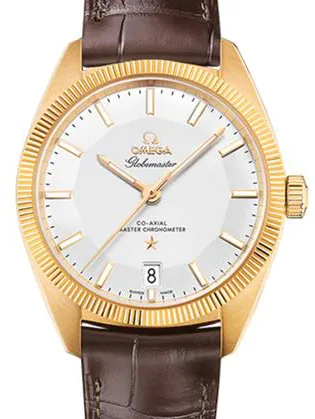 Omega Globemaster 130.53.39.21.02.002 39mm Yellow gold Silver