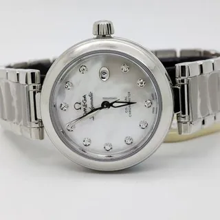 Omega Ladymatic 425.30.34.20.55.002 42530342055002 34mm Stainless steel White