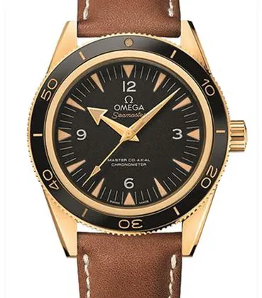 Omega Seamaster 300 233.62.41.21.01.001 41mm Yellow gold Black